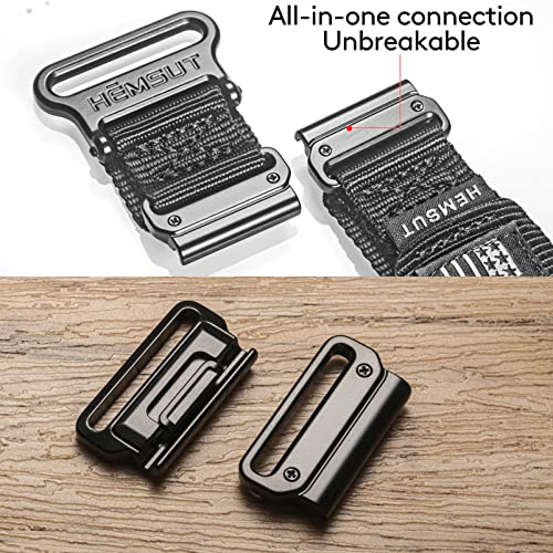 Nylon Sports Watch Band, 22mm Military Strap Compatible with Garmin Fenix 8 47mm /7/7 Pro/6/6 Pro/5/5 Plus/E 47mm, MARQ Athlete/Golfer/Driver/Captain/Adventurer/Commander, Instinct 2/Crossover/Tacical/Esports/Tide, D2 Delta S/Descent G1, Approach S60/62/S