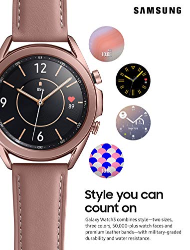 Samsung Galaxy Watch 3 (41mm, GPS, Bluetooth) Smart Watch Mystic Bronze (US Version, ) (Renewed)