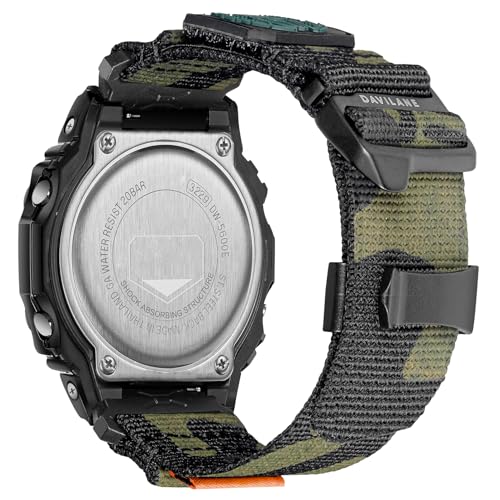 DAVILANE 16MM Watch Band Compatible with G-Shock DW-5600/6900/8900,GW-M5610