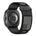 Rugged Nylon Band for Galaxy Watch Ultra Bands 47mm (2025/2024) for Men Women,One Click No Gap Fabric Woven Wristbands Adjustable Sport Strap for Samsung Galaxy Watch Ultra Band 47 mm for Man,L