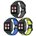 3 Pack Waterproof Silicone Gizmo Watch Band for Kids Compatible with Gizmo Watch 3 2 1/ Gabb Watch 3 2 1/ SyncUP/Cosmo JrTrack Watch, Breathable Soft Sport Bands with Air Holes Design for Boys Girls