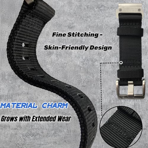 EKINGEEK for Garmin Watch Band, for Fenix 8 47mm/Fenix 7 /Fenix 6 Band - QuickFit 22mm Watch Band for EPIX Pro Gen 2 & Forerunner 965 - 22mm Nylon Watch Band for GARMIN Fenix 5 Plus/Fenix 6 Pro/Fenix 7 Pro