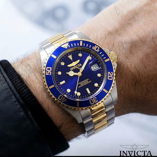 Invicta Men's Pro Diver Quartz Watch with Stainless Steel Strap, Two Tone, 20 (Model: 26972)