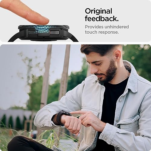 Spigen Tempered Glass Screen Protector [GlasTR EZ FIT] designed for Galaxy Watch 6 Classic (47mm) - 2 Pack