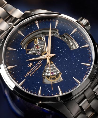 Hamilton Jazzmaster Automatic Mens Watch, 42mm Stainless Steel, Blue Dial