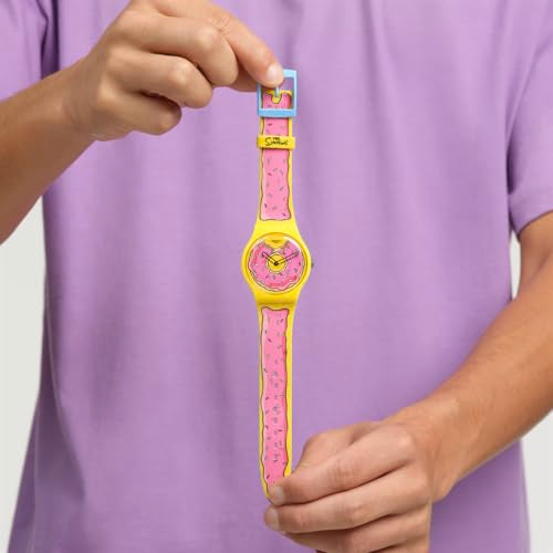 Swatch New Gent Biosourced Unisex Watch Casual Plastic Yellow Quartz Waterproof Seconds of Sweetness