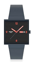 Swatch Unisex Casual Watch Grey Bioceramic Quartz Squared Off