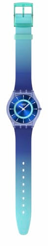 Swatch Skin Classic Biosourced Unisex Watch Casual Polymer Blue Quartz Waterproof Jammy Grape Dream
