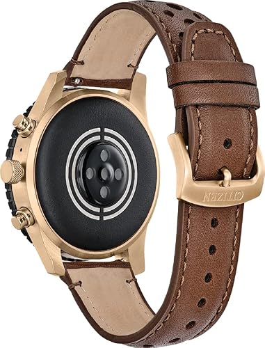 Citizen CZ Smart PQ2 44MM Sport Smartwatch with YouQ App with IBM Watson® AI and NASA Research, Wear OS by Google, HR, GPS, Fitness Tracker, Amazon Alexa™, iPhone Android Compatible, IPX6 Rating