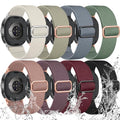 8 Pack Stretchy Band Compatible with Samsung Galaxy Watch 8 Band 40mm 44mm, Samsung Galaxy Watch 8 Classic 46mm, Soft Nylon Fabric Water-Resistant Elastic Solo Loop Sport Replacement Straps for Women Men