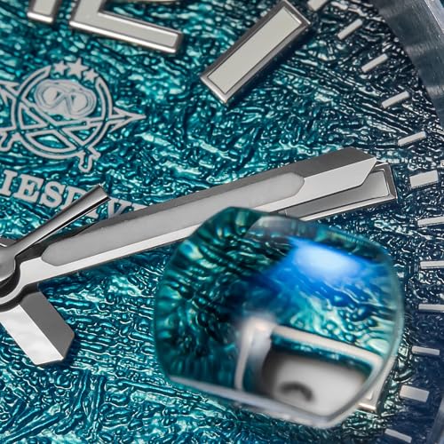 ADDIESDIVE 41 MM Dive Watches for Men Easy to Read Dial Quartz Mens Watch 200 M Waterproof BGW9 Luminous Analog Blue Gradient Military Hybrid Dial