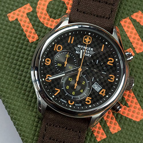 20mm Chocolate Brown - BARTON Canvas Quick Release Watch Band Straps - Choose Color & Width - 18mm, 19mm, 20mm, 21mm, 22mm, 23mm, or 24mm